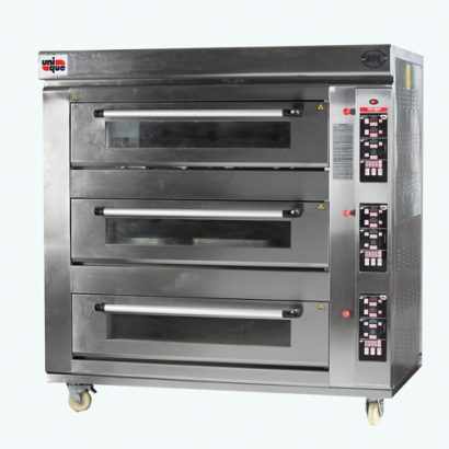 HORNO DE PISO U-HP9 UNIQUE CON VAPOR PANADERO PASTELERO PIZZERO